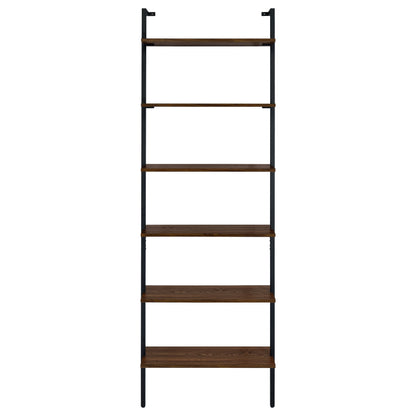 Owens 96-inch 6-shelf Wall Bookshelf Walnut
