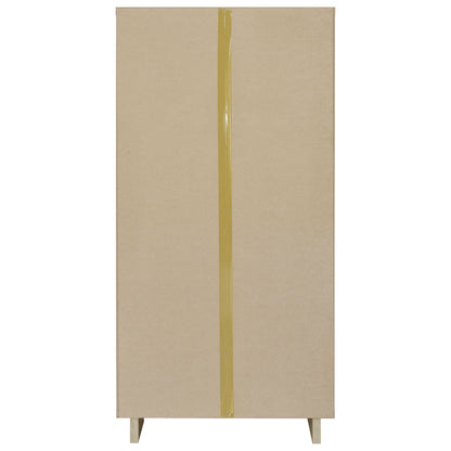 Dalton 65-inch 6-shelf Bookcase White and Distressed Pine