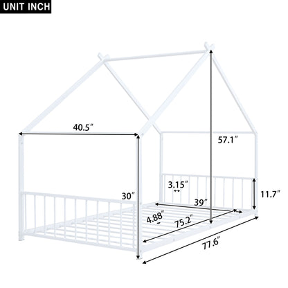 Metal House Bed - The Sleep Loft - Online Mattress Showroom NYC