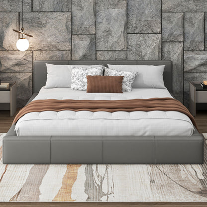 Stylish Upholstered Bed With Birch Wood Frame - The Sleep Loft - Online Mattress Showroom NYC