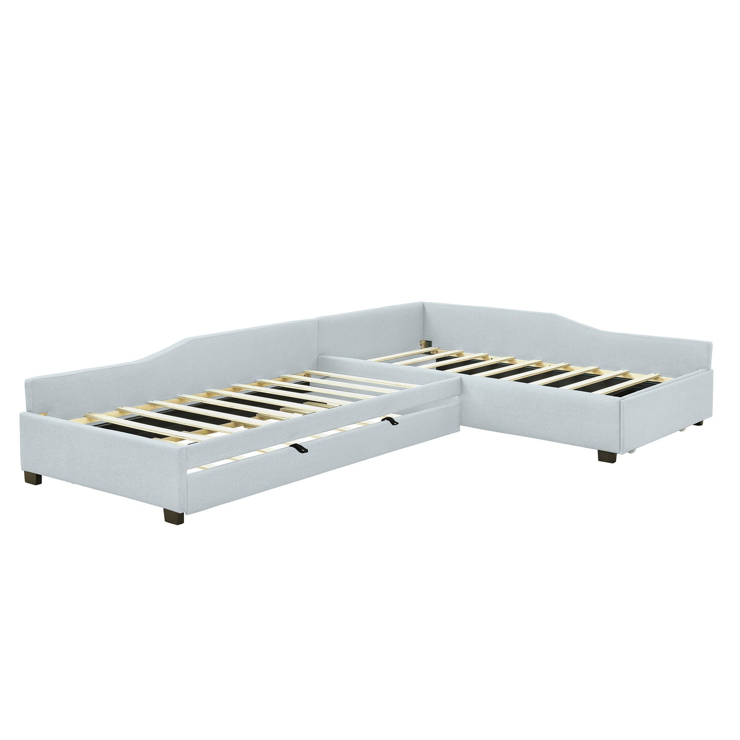 Upholstered Double Daybed With Trundle And Drawer - The Sleep Loft - Online Mattress Showroom NYC