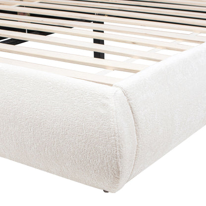 Archie Puffy Grounded - Upholstered Platform Bed - The Sleep Loft - Online Mattress Showroom NYC