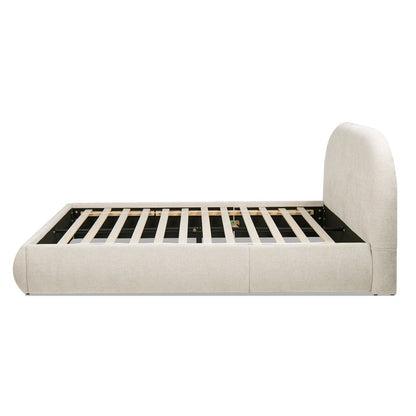 Archie Puffy Grounded - Upholstered Platform Bed - The Sleep Loft - Online Mattress Showroom NYC