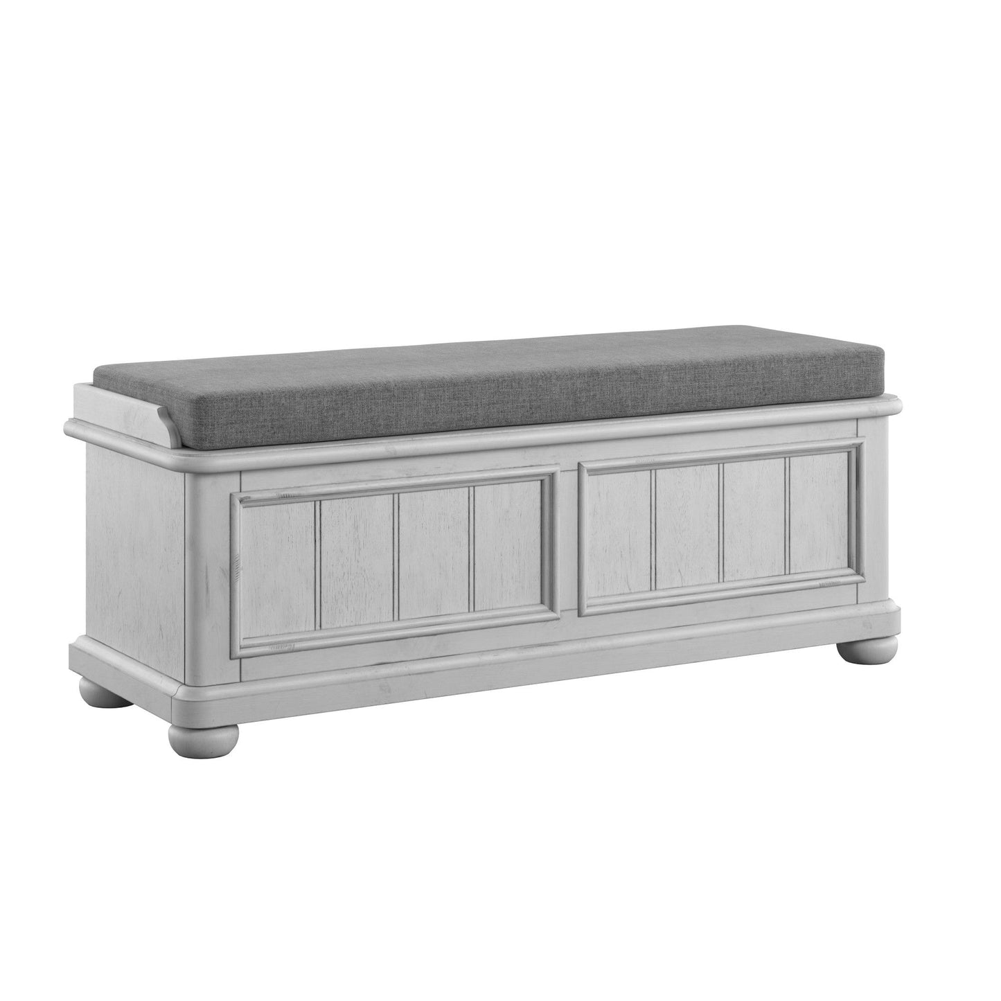 Storage Bench - Gray - The Sleep Loft - Online Mattress Showroom NYC