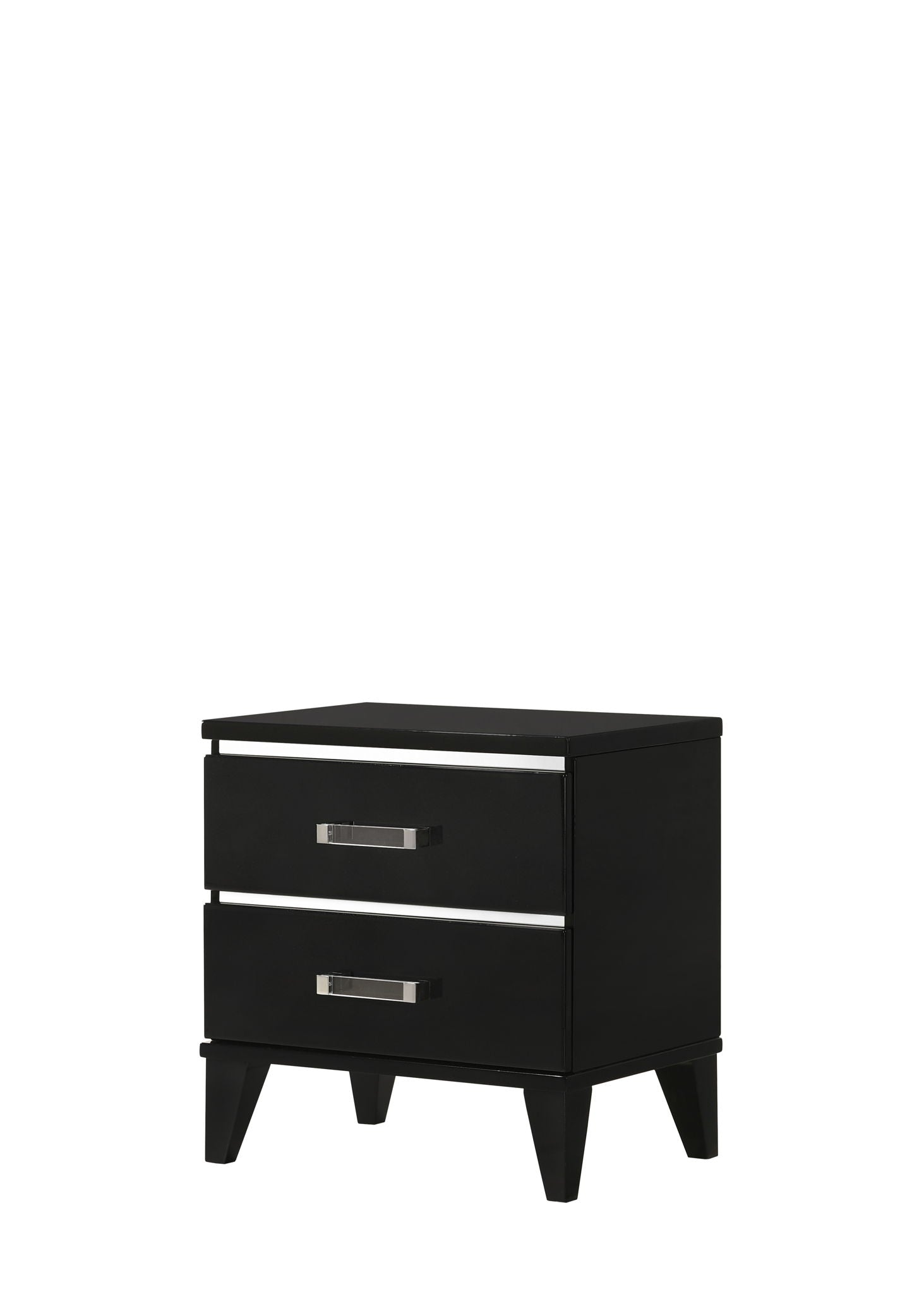 Chelsie - Nightstand - Black - The Sleep Loft - Online Mattress Showroom NYC