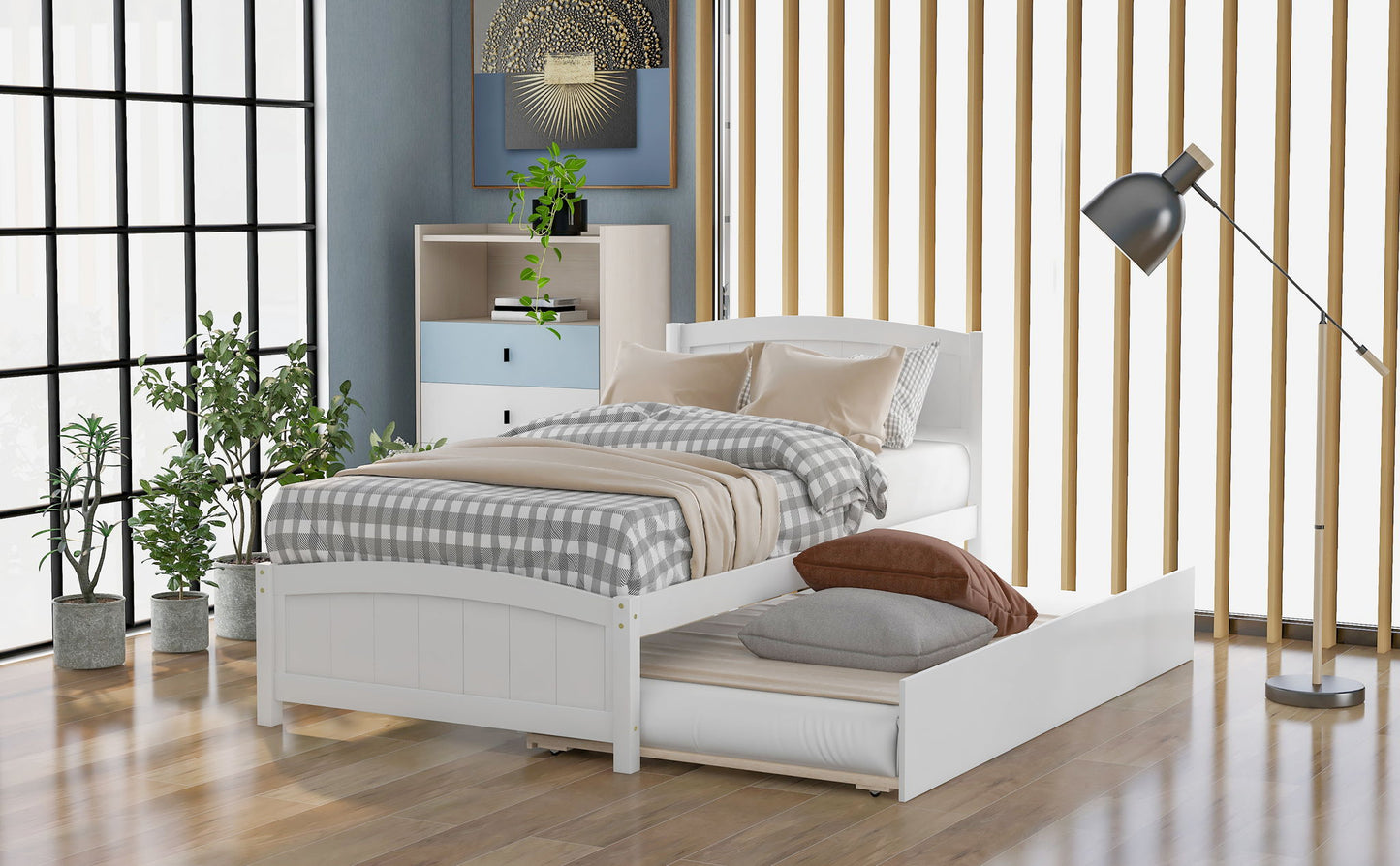 Platform Bed & Headboard, Footboard And Wood Slat Support - The Sleep Loft - Online Mattress Showroom NYC