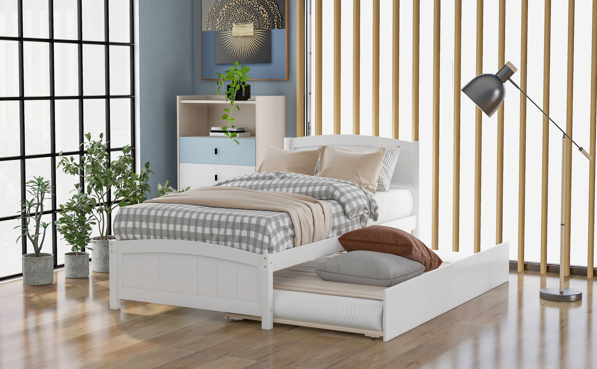 Platform Bed & Headboard, Footboard And Wood Slat Support - The Sleep Loft - Online Mattress Showroom NYC