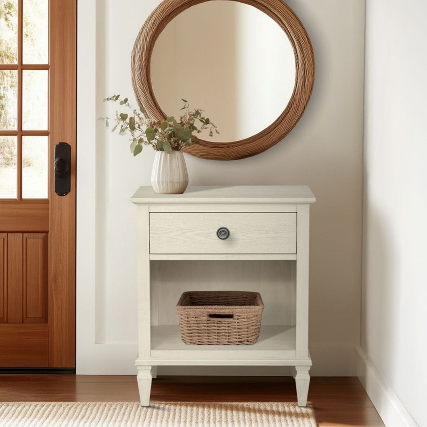 Victoria - Nightstand With Open Storage - The Sleep Loft - Online Mattress Showroom NYC