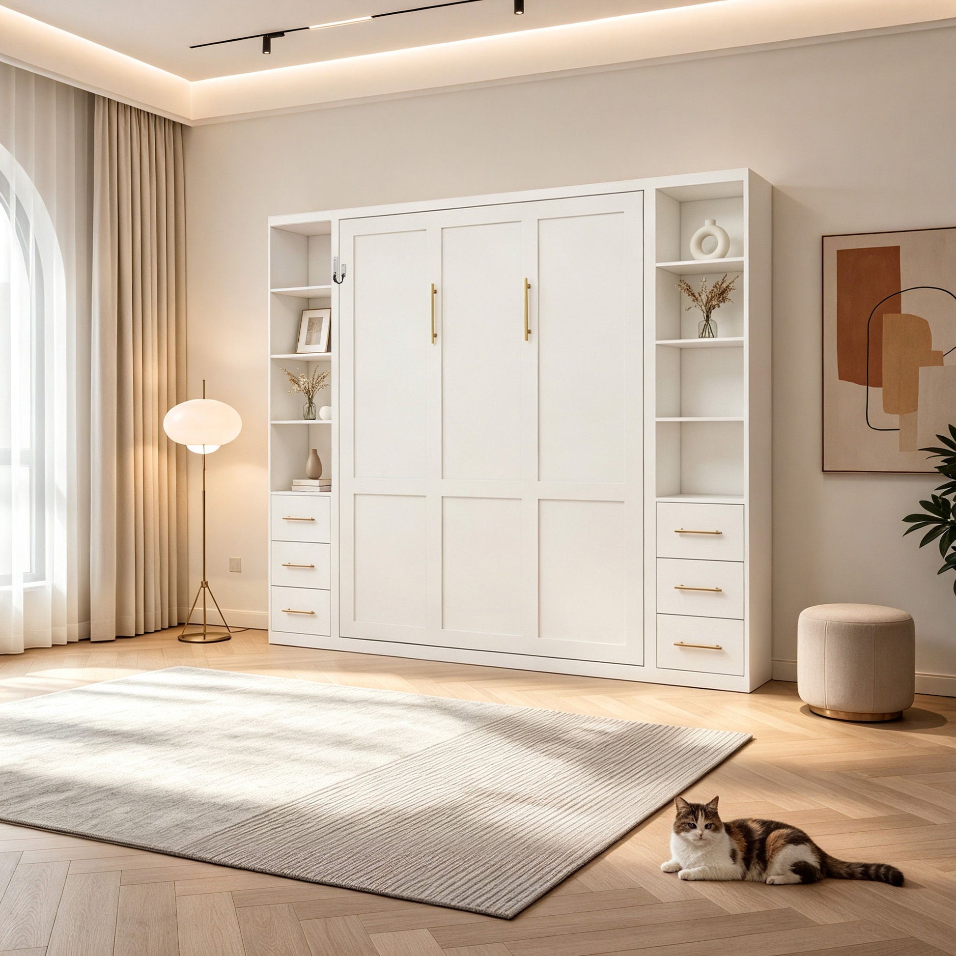 Folding Vertical Murphy Wall Bed - The Sleep Loft - Online Mattress Showroom NYC