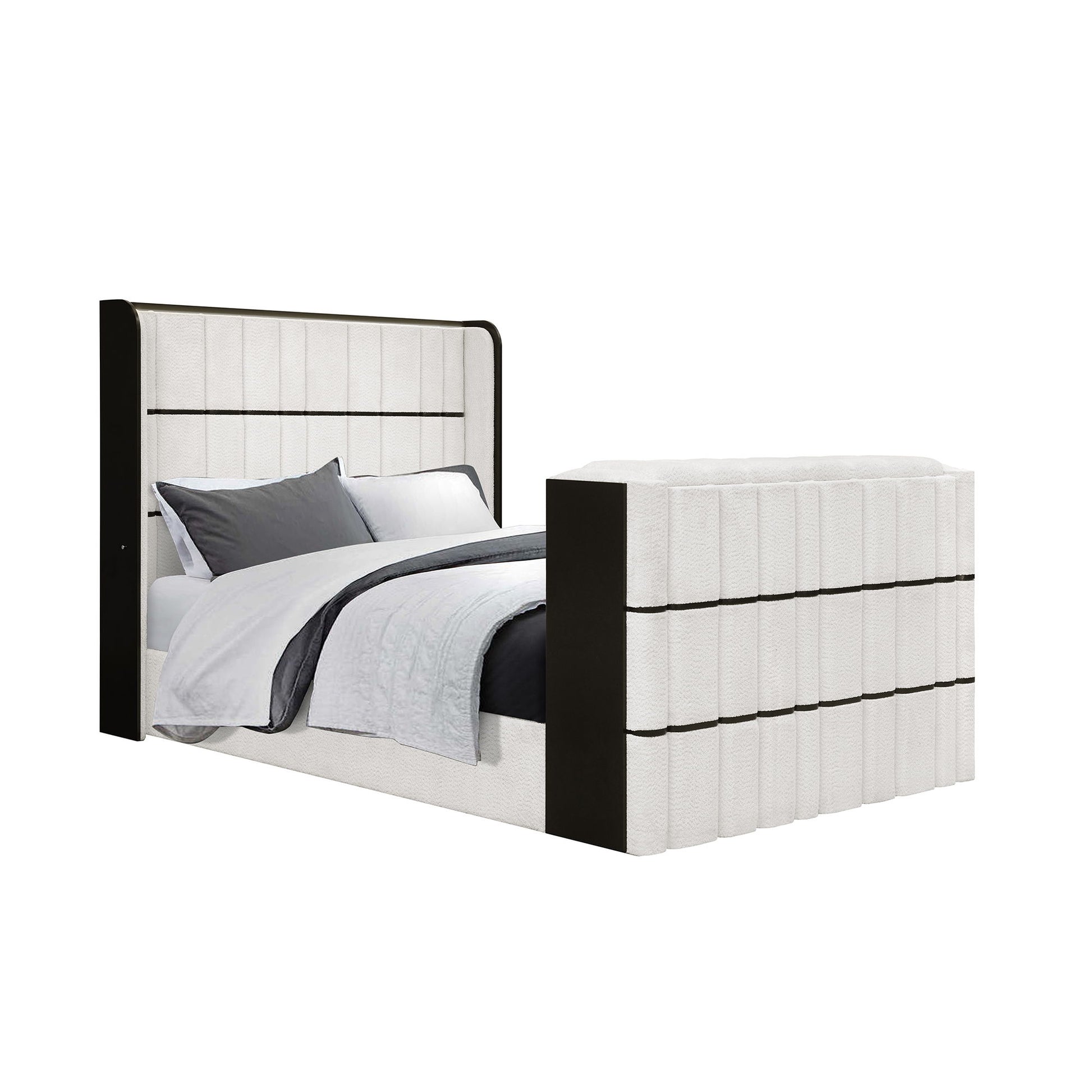 Isaiah - Bed With TV Lift-LED Speakers And Fireplace - The Sleep Loft - Online Mattress Showroom NYC