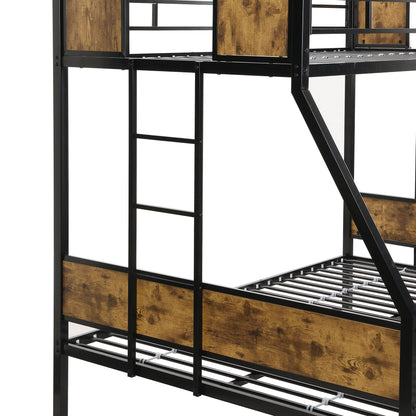 Modern Metal Bunk Bed With Dual Side Ladder And Metal Desig - The Sleep Loft - Online Mattress Showroom NYC