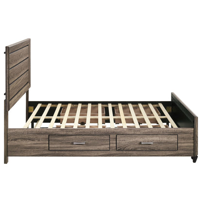 Queen Storage Bed With Underbed Drawers - Brown - The Sleep Loft - Online Mattress Showroom NYC