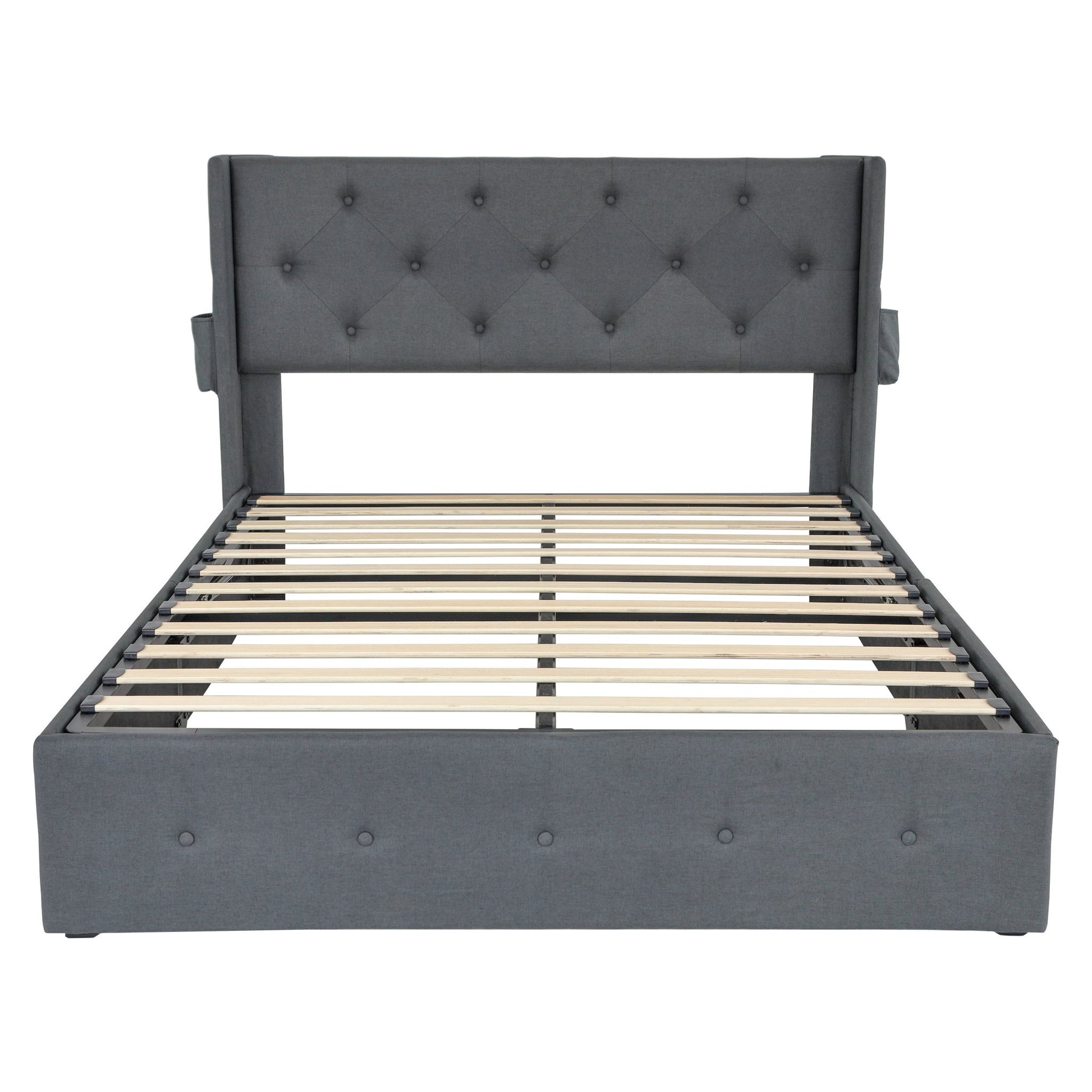 Bed With Gas Lift Storage, USB Ports - The Sleep Loft - Online Mattress Showroom NYC