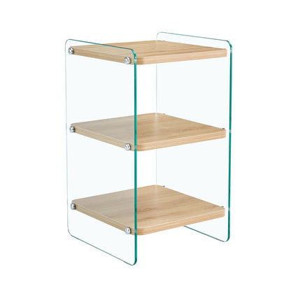 Modern 3 Layer Bedside Cabinet With Storage Function - The Sleep Loft - Online Mattress Showroom NYC