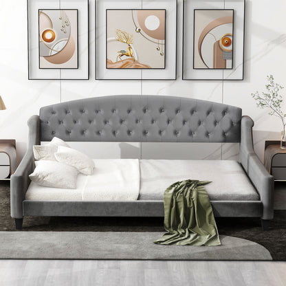 Modern Tufted Button Daybed - The Sleep Loft - Online Mattress Showroom NYC