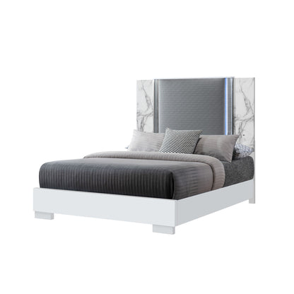 Moon - Modern Bed With LED Accent Lighting - The Sleep Loft - Online Mattress Showroom NYC