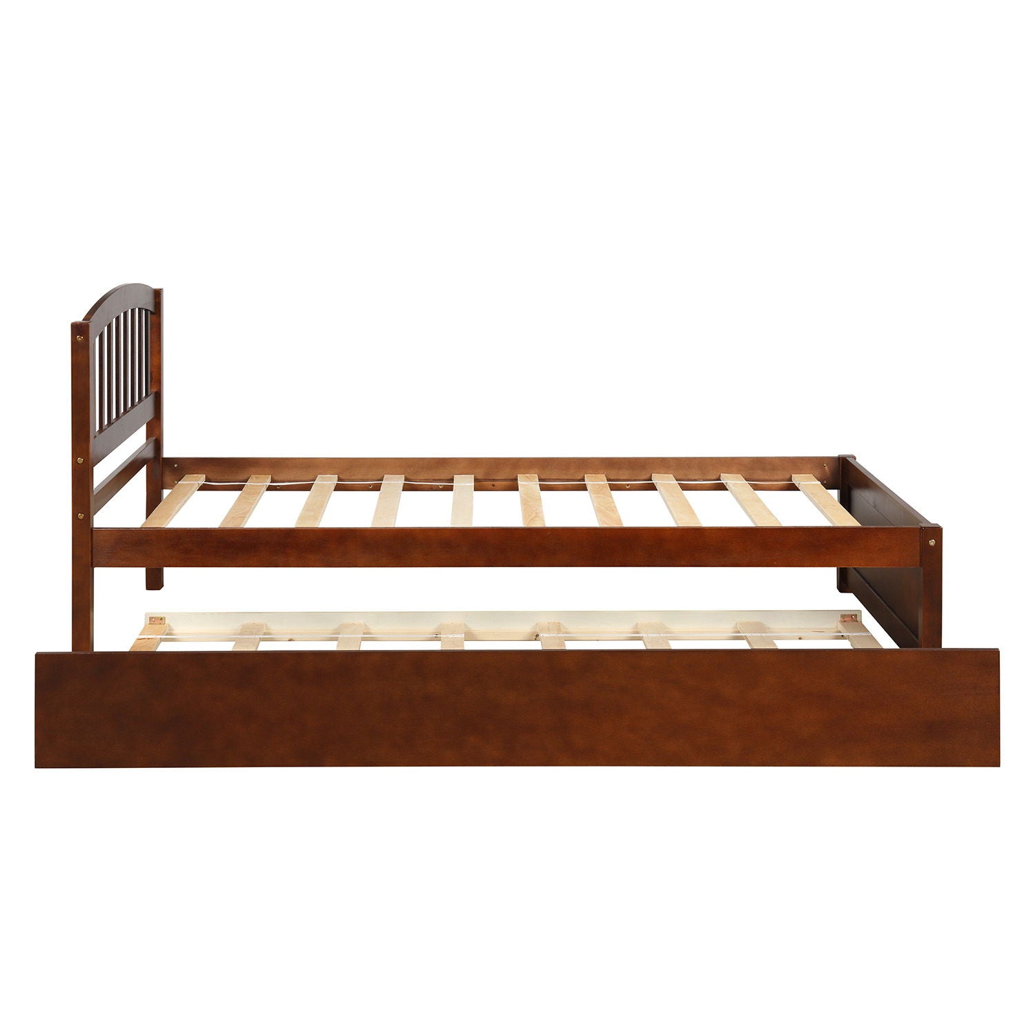 Platform Bed Wood Bed Frame With Trundle - The Sleep Loft - Online Mattress Showroom NYC