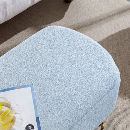 Storage Ottoman Bench For End Of Bed Legs, Modern Camel Faux Fur Entryway Bench Upholstered Padded With Storage For Living Room Bedroom - The Sleep Loft - Online Mattress Showroom NYC