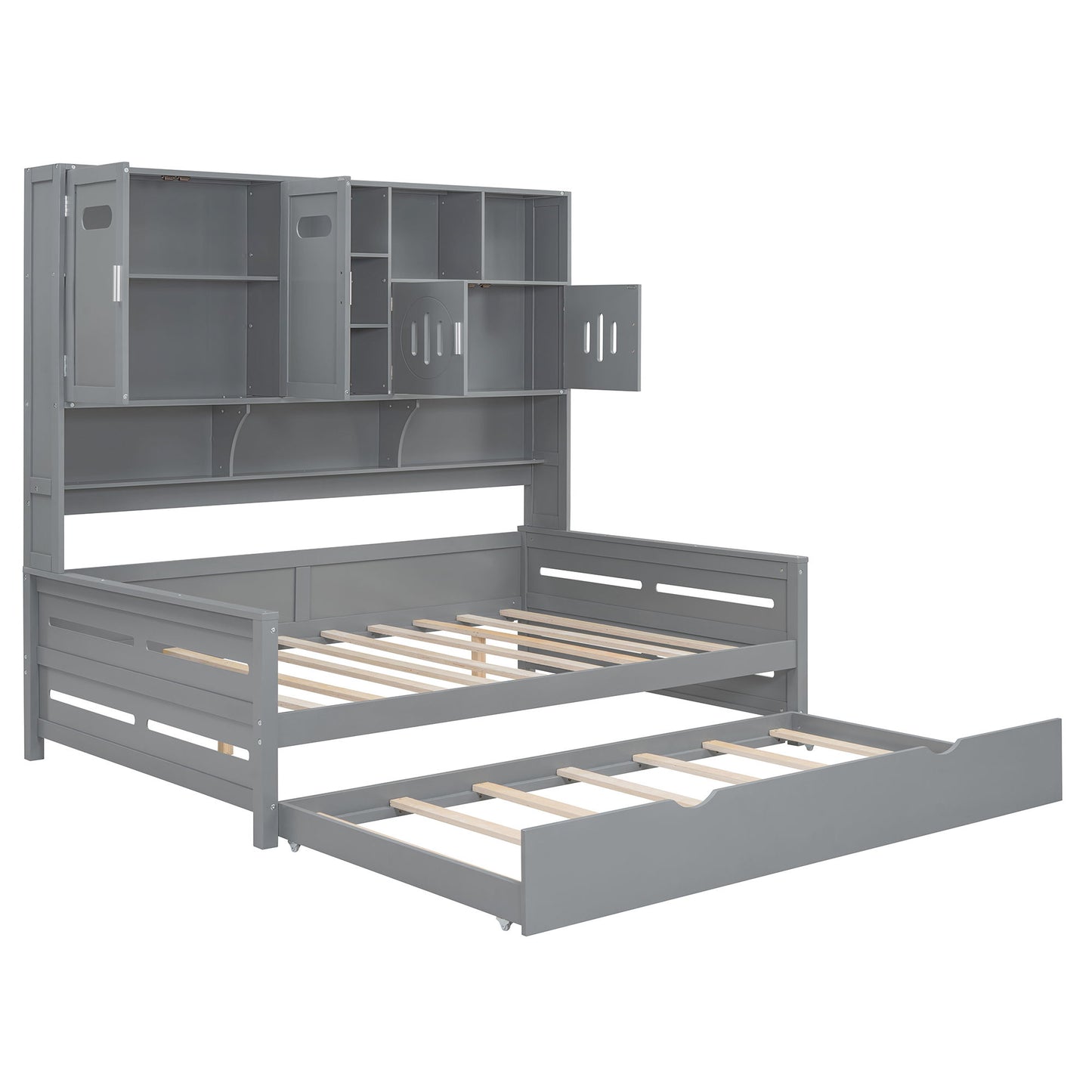 Daybed With All-In-One Cabinet And Shelf - The Sleep Loft - Online Mattress Showroom NYC