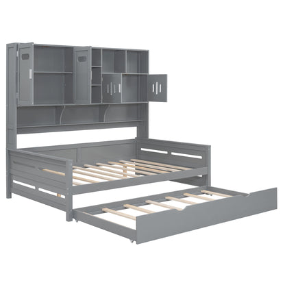 Daybed With All-In-One Cabinet And Shelf - The Sleep Loft - Online Mattress Showroom NYC