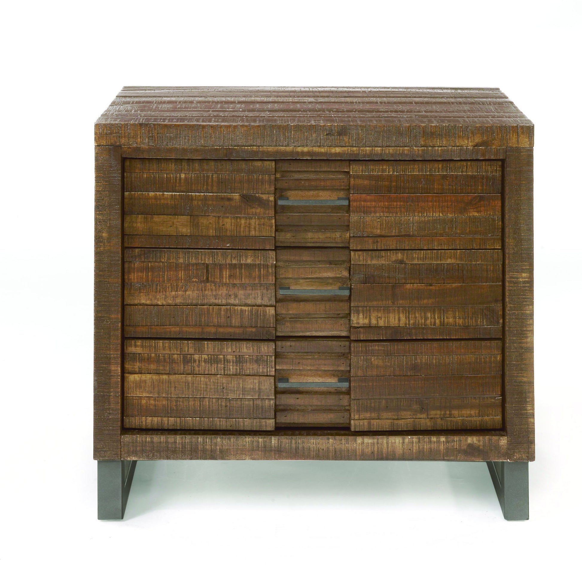 Andria - Reclaimed Nightstand - Oak - The Sleep Loft - Online Mattress Showroom NYC