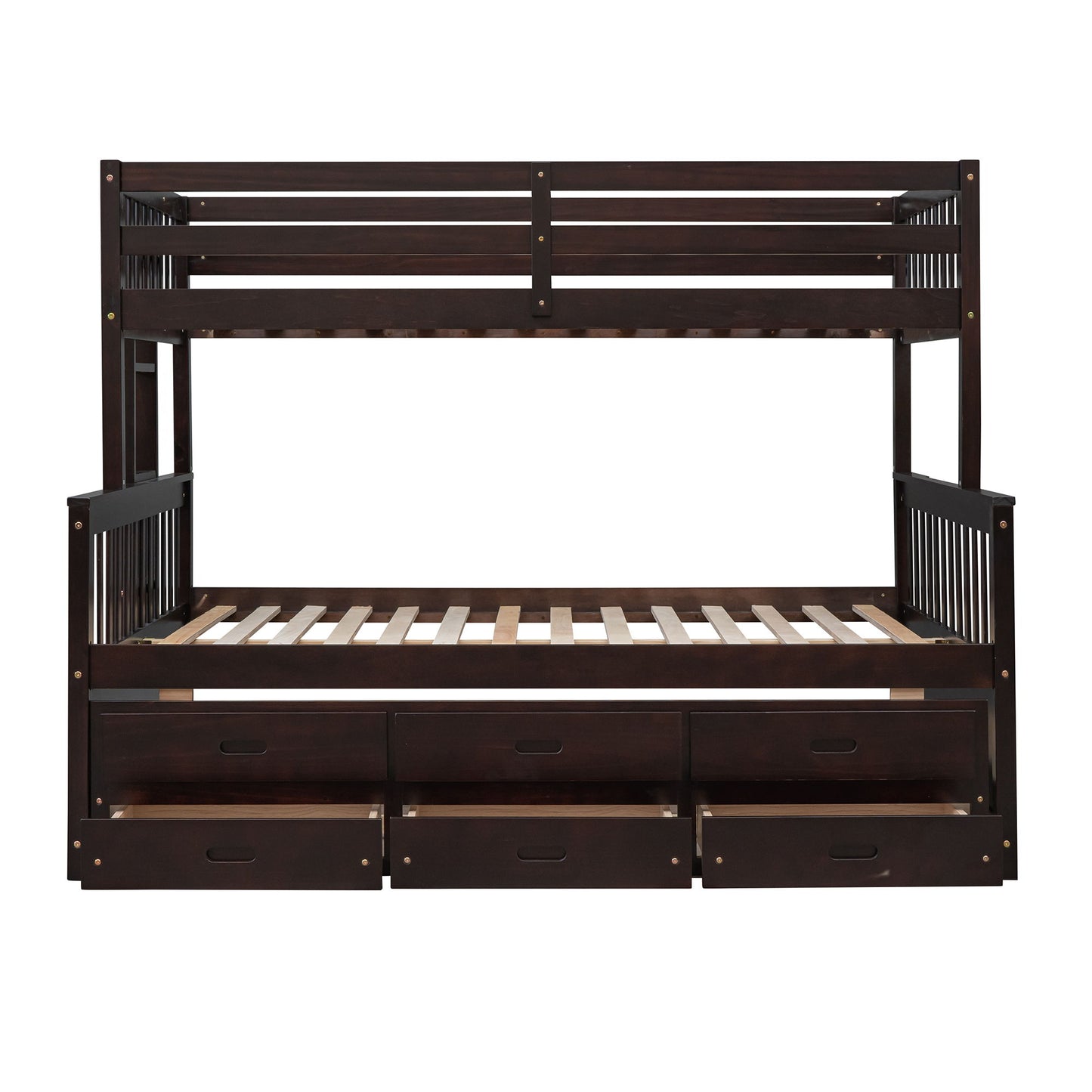 Bunk Bed With Twin Size Trundle And Drawers - The Sleep Loft - Online Mattress Showroom NYC