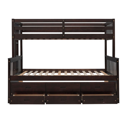 Bunk Bed With Twin Size Trundle And Drawers - The Sleep Loft - Online Mattress Showroom NYC