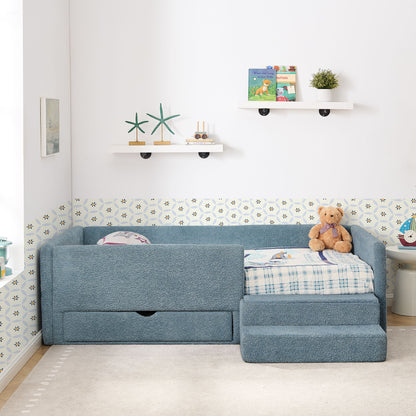 Safe Kids Bed With Guardrails And Storage - The Sleep Loft - Online Mattress Showroom NYC