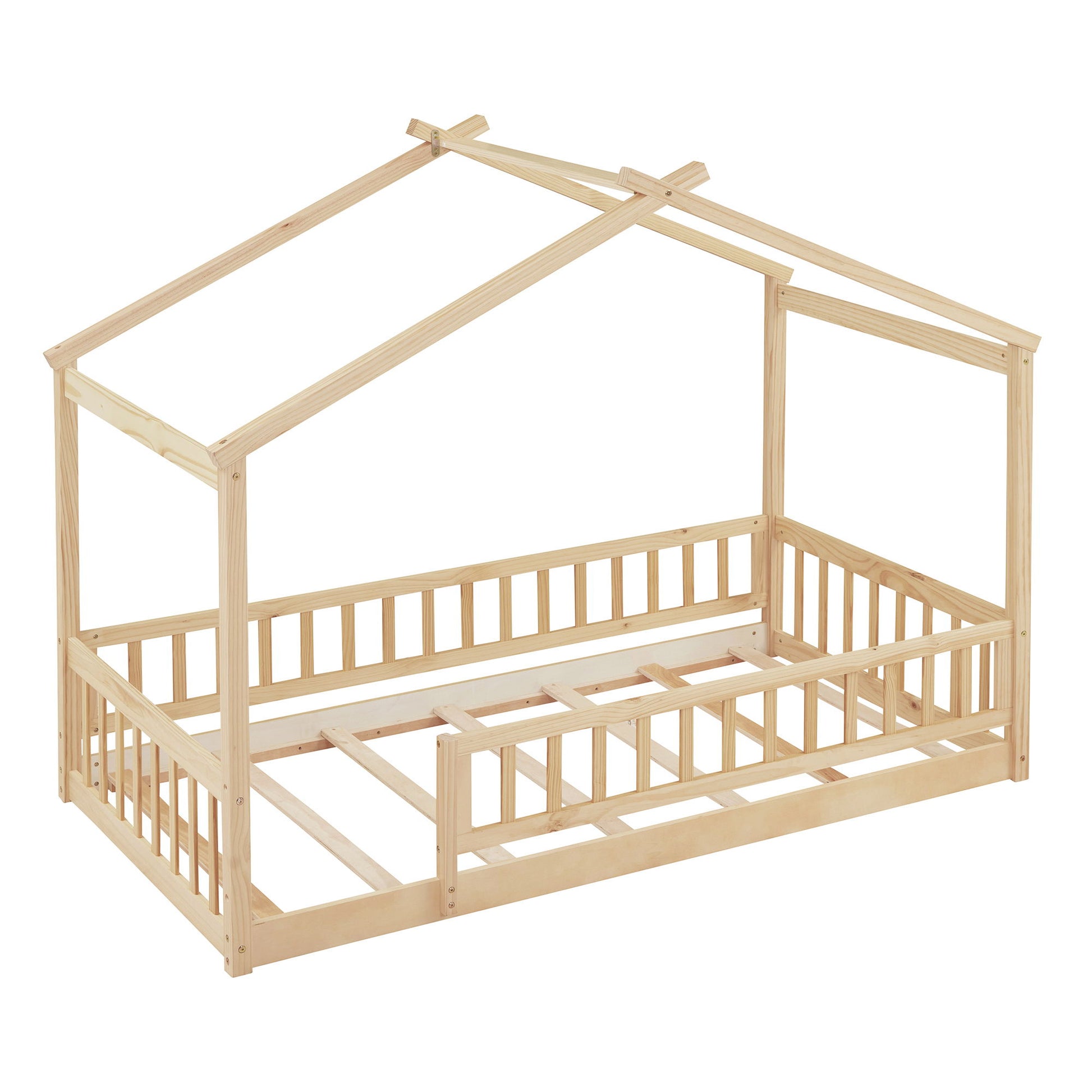 Bed House Bed Frame With Fence - The Sleep Loft - Online Mattress Showroom NYC