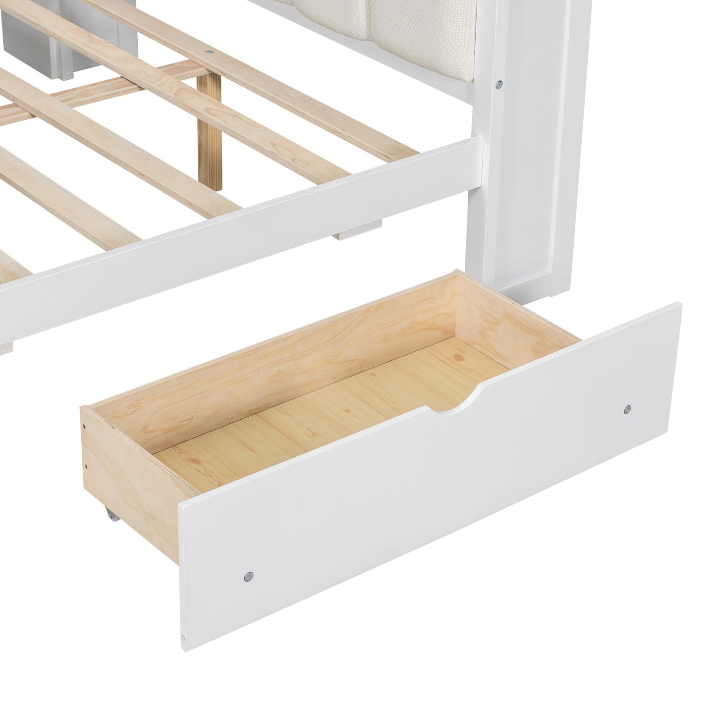 Platform Bed With Storage Shelves, Drawers, Charging Station, LED, Desk - The Sleep Loft - Online Mattress Showroom NYC