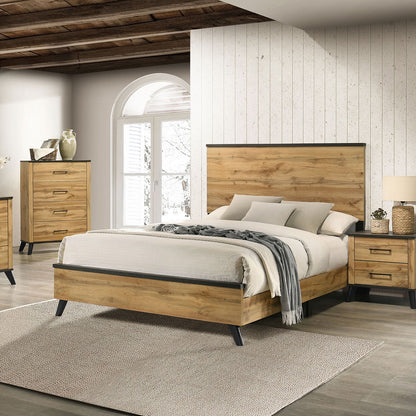 Fraser - Queen Panel Bed - Natural - The Sleep Loft - Online Mattress Showroom NYC