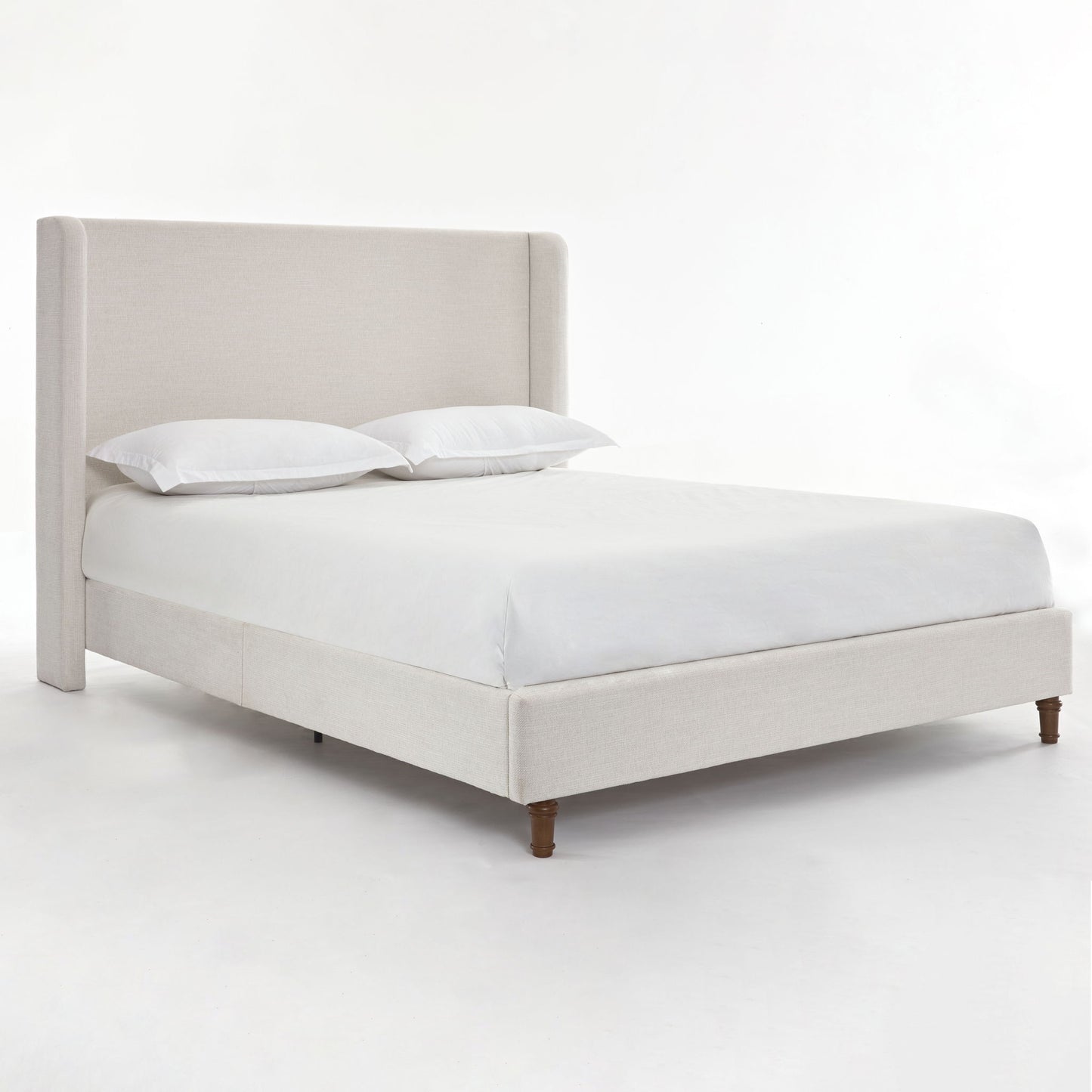 Harper - Tall Headboard Upholstered Bed / High Headboard / Elegant Simplicity / No Box Spring Needed - The Sleep Loft - Online Mattress Showroom NYC