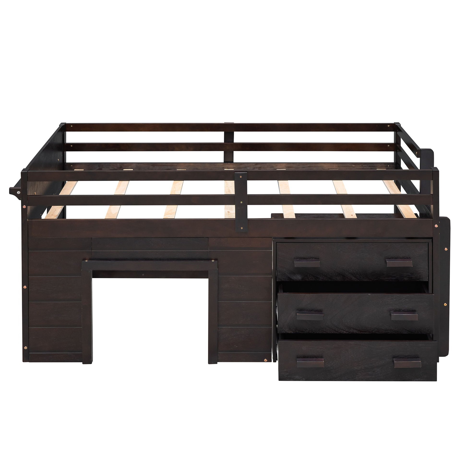 Loft Bed With Cabinet And Shelf - The Sleep Loft - Online Mattress Showroom NYC