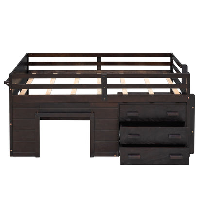 Loft Bed With Cabinet And Shelf - The Sleep Loft - Online Mattress Showroom NYC