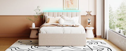 Upholstered Platform Bed With Trundle - The Sleep Loft - Online Mattress Showroom NYC