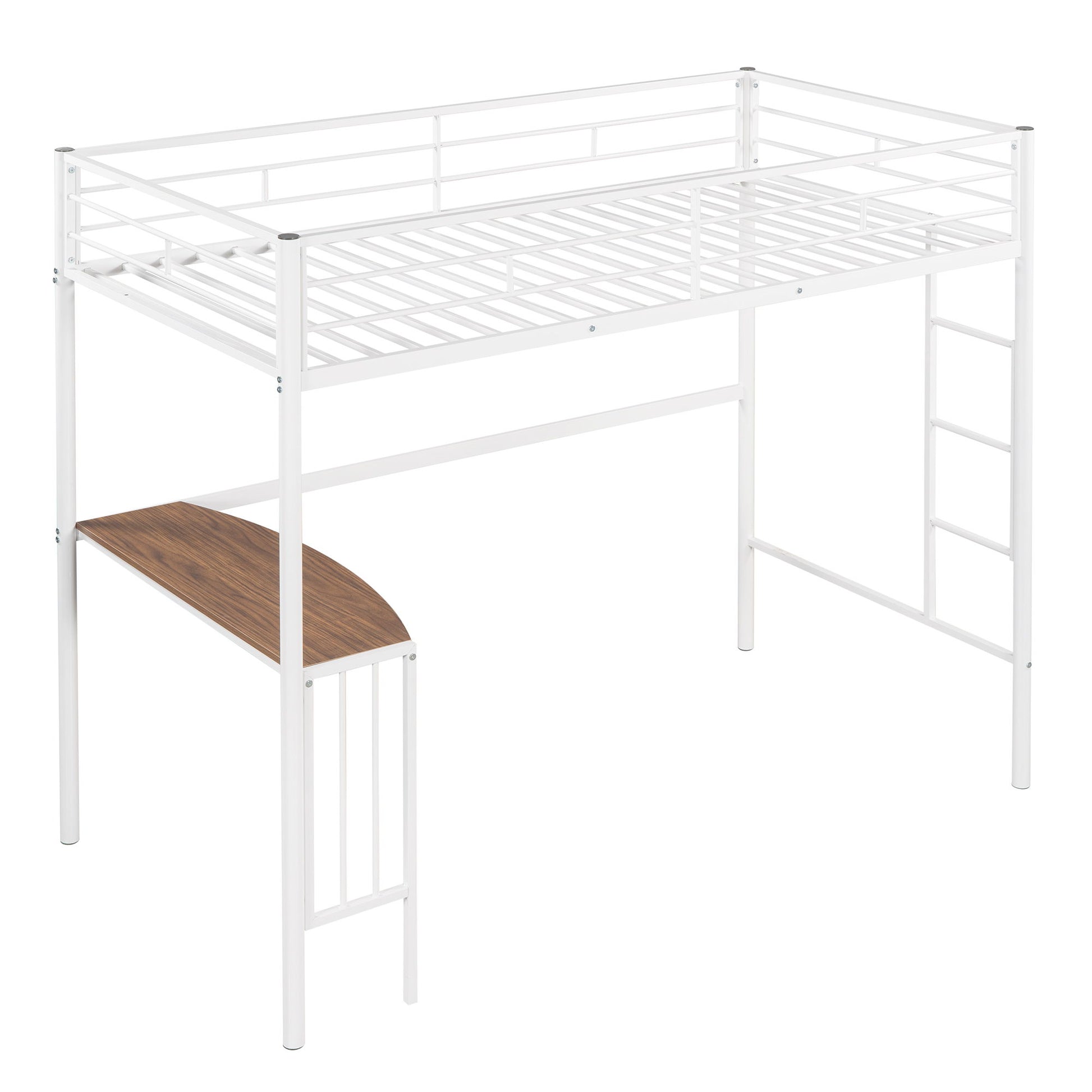 Bunk Bed With Desk, Ladder And Quality Slats For Bedroom - The Sleep Loft - Online Mattress Showroom NYC