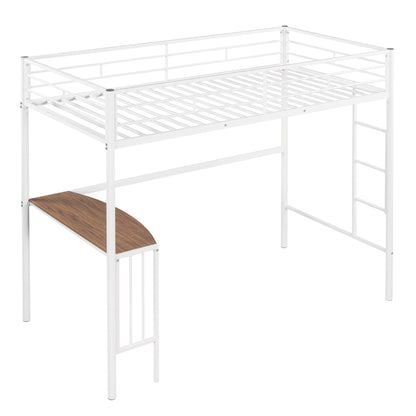 Bunk Bed With Desk, Ladder And Quality Slats For Bedroom - The Sleep Loft - Online Mattress Showroom NYC