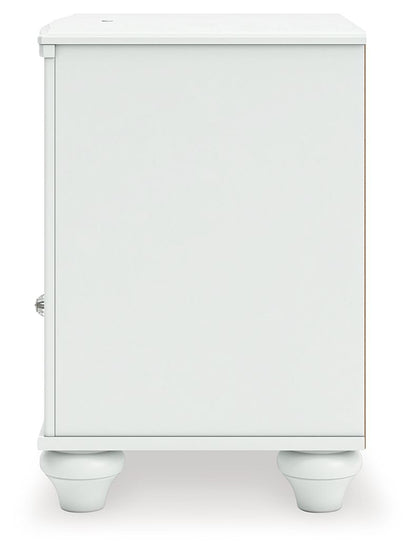 Kozlani - One Drawer Night Stand - White - The Sleep Loft - Online Mattress Showroom NYC