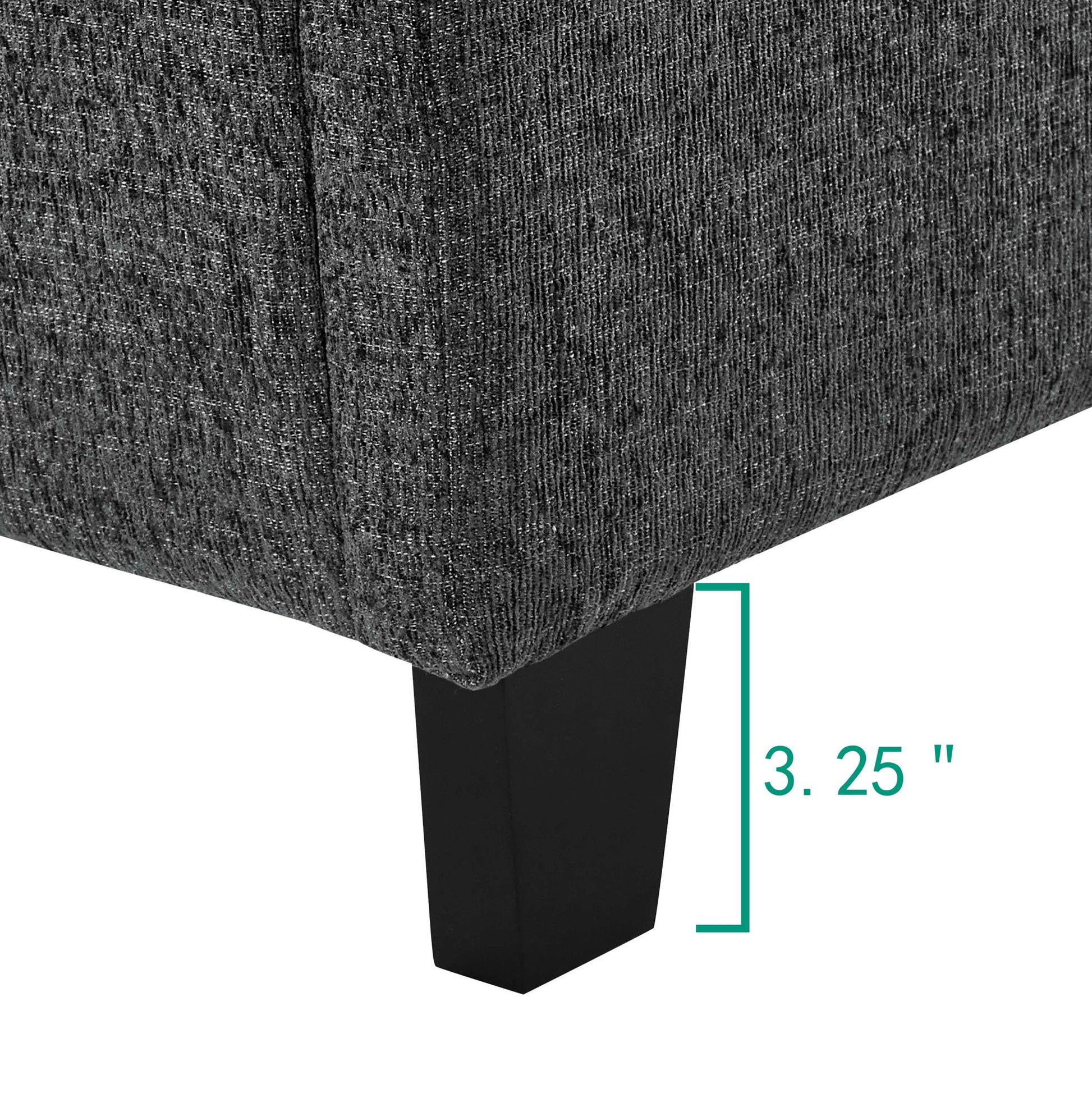 Boucle Upholstered Platform Bed - The Sleep Loft - Online Mattress Showroom NYC