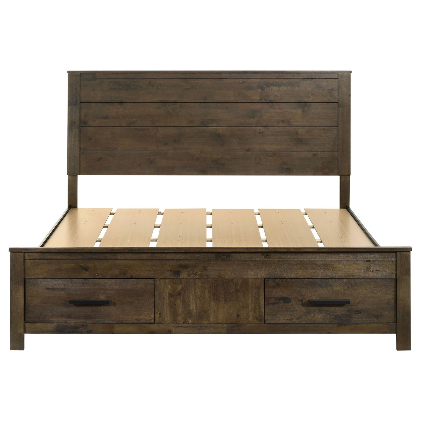 Greely - Eastern King Storage Bed - Brown - The Sleep Loft - Online Mattress Showroom NYC