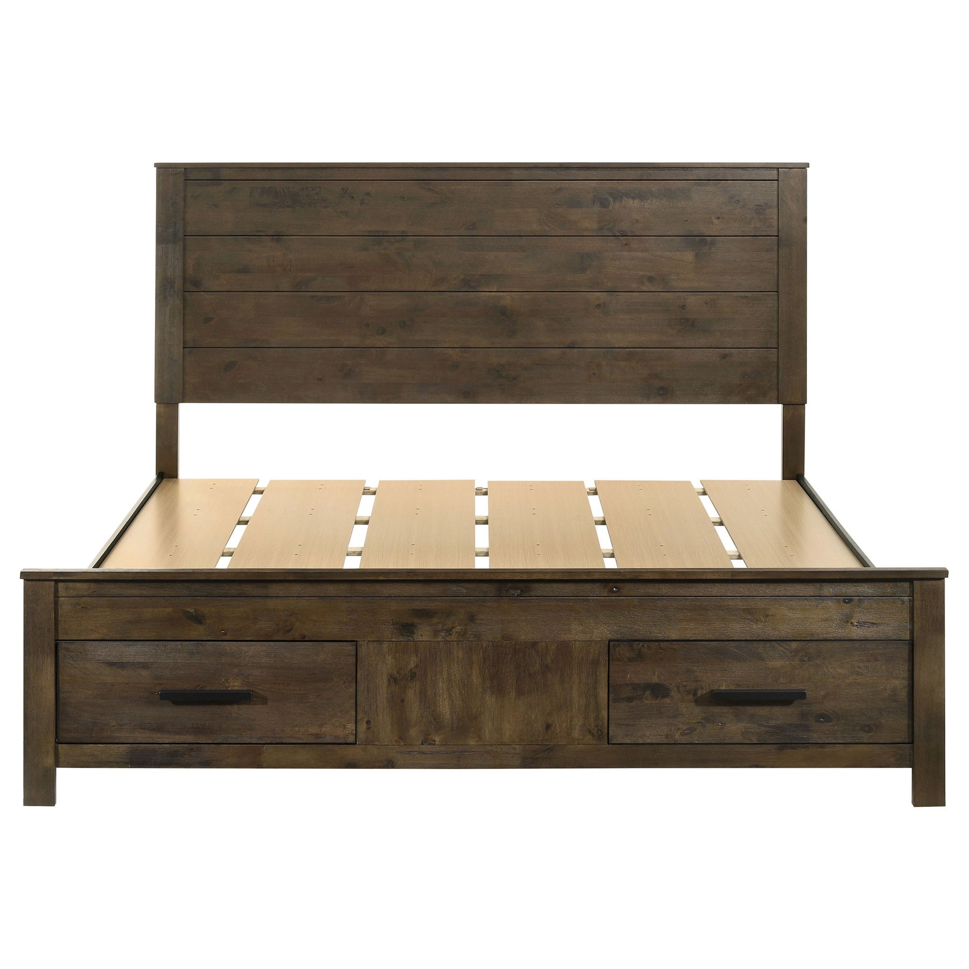 Greely - Eastern King Storage Bed - Brown - The Sleep Loft - Online Mattress Showroom NYC