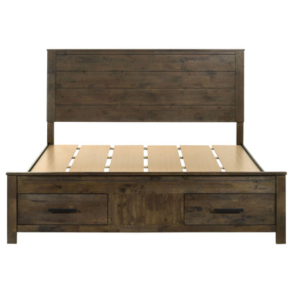 Greely - Eastern King Storage Bed - Brown - The Sleep Loft - Online Mattress Showroom NYC