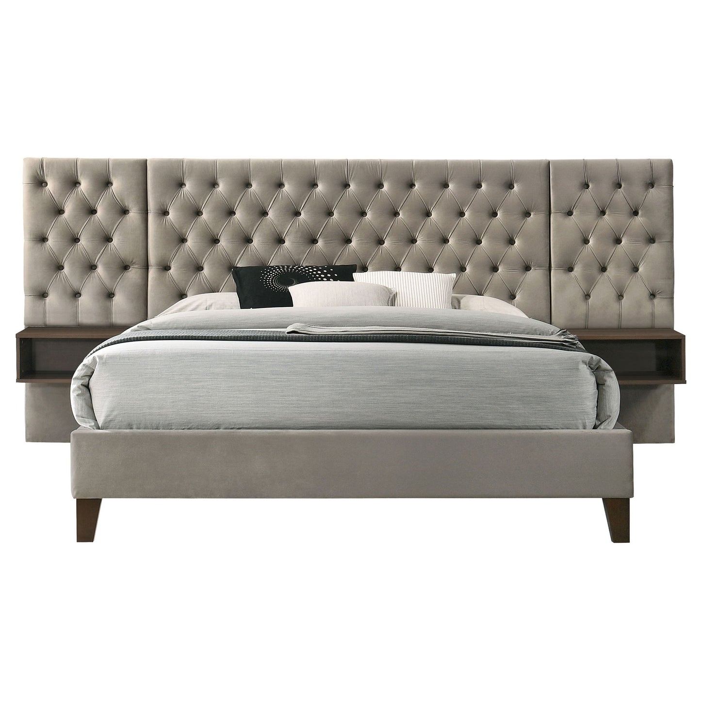 Kiah - Platform Bed With Floating Nightstands - The Sleep Loft - Online Mattress Showroom NYC