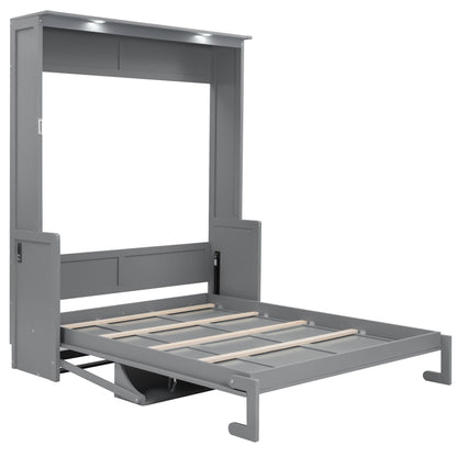 Murphy Bed With Desk, LED Lights & USB Charging Station - The Sleep Loft - Online Mattress Showroom NYC