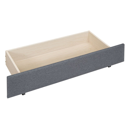 Upholstered Platform Bed With Drawers, Classic Headboard Design - The Sleep Loft - Online Mattress Showroom NYC