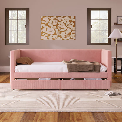 Daybed With Two Drawers And Wood Slat - The Sleep Loft - Online Mattress Showroom NYC