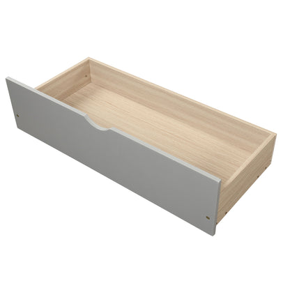 Platform Storage Bed With 2 Wheel Base Drawers - The Sleep Loft - Online Mattress Showroom NYC