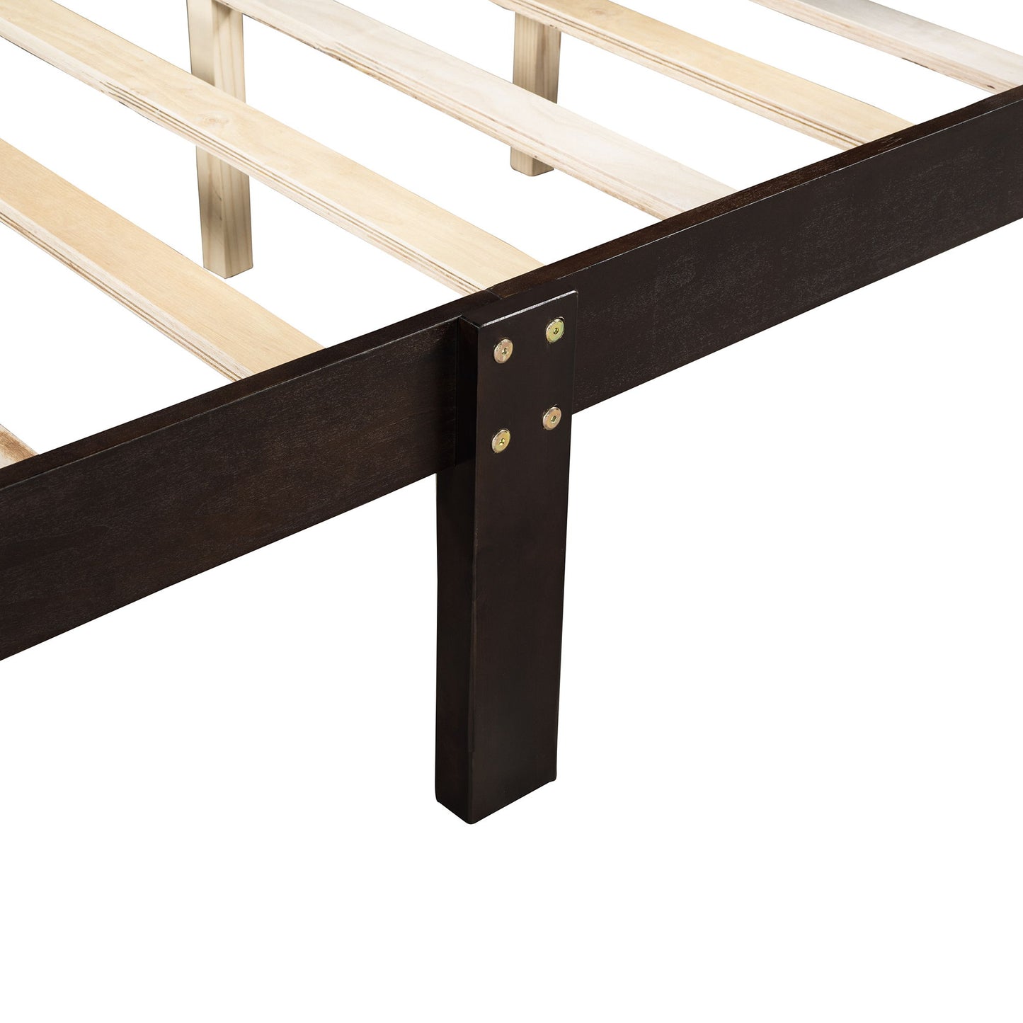 Platform Bed Frame Mattress Foundation Sleigh Bed With Headboard / Footboard / Wood Slat Suppor - The Sleep Loft - Online Mattress Showroom NYC