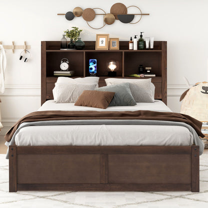 Storage Platform Bed With Pull Out Shelves, Trundle, And 2 Drawers - The Sleep Loft - Online Mattress Showroom NYC