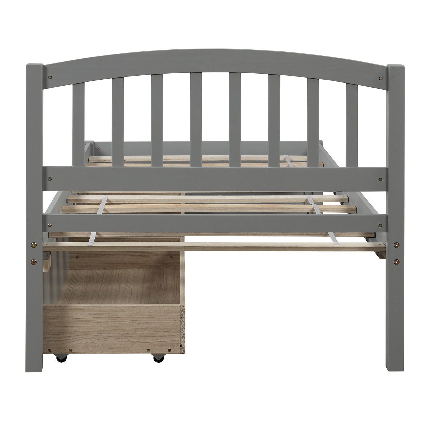 Platform Storage Bed Wood Bed Frame With Two Drawers And Headboard - The Sleep Loft - Online Mattress Showroom NYC